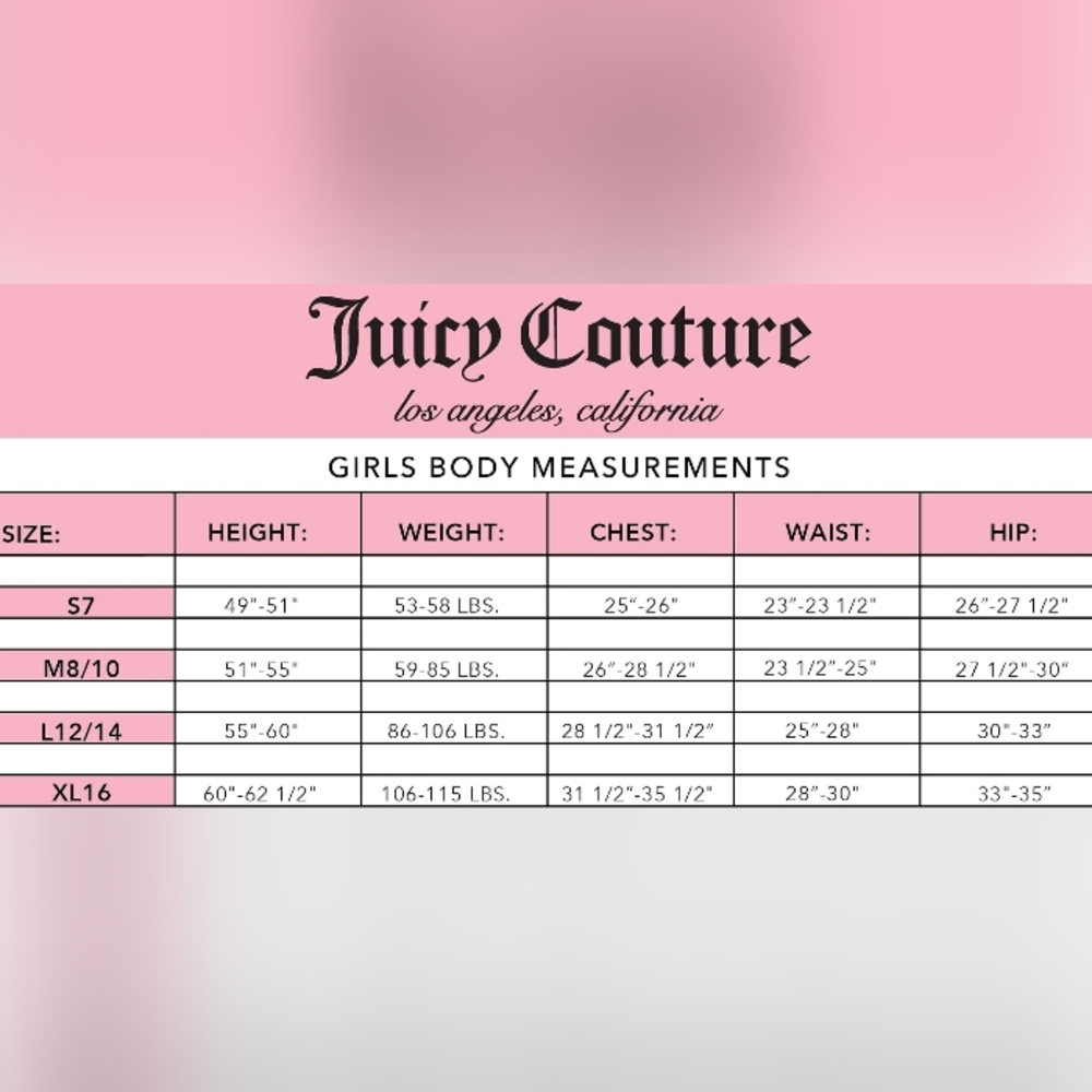 Juicy Couture Girls Black Label Valour Jogger Suit - Picture 16 of 16